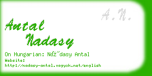 antal nadasy business card